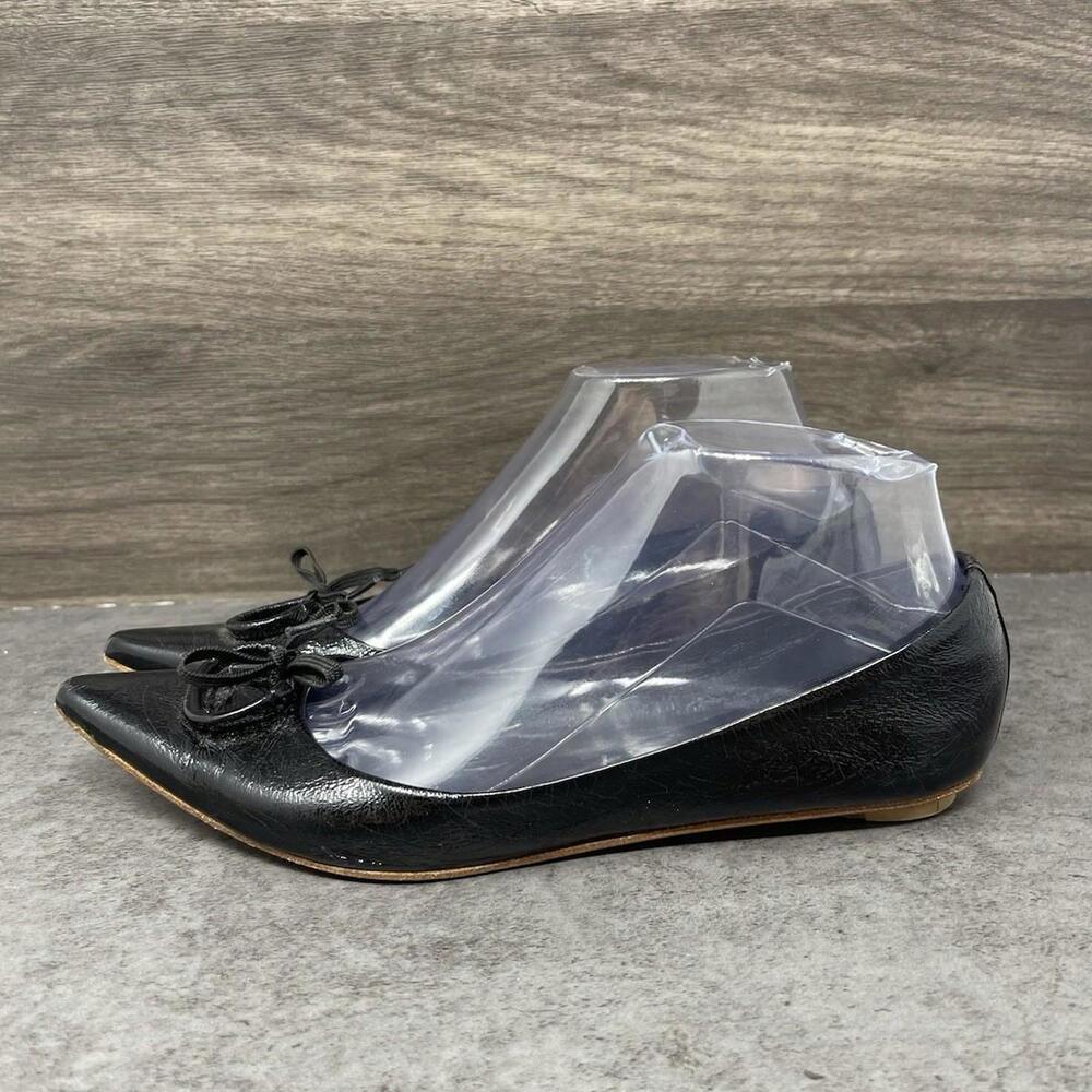 Sigerson Morrison Shoes Womens Size 6.5 Black Pointed Toe Flats